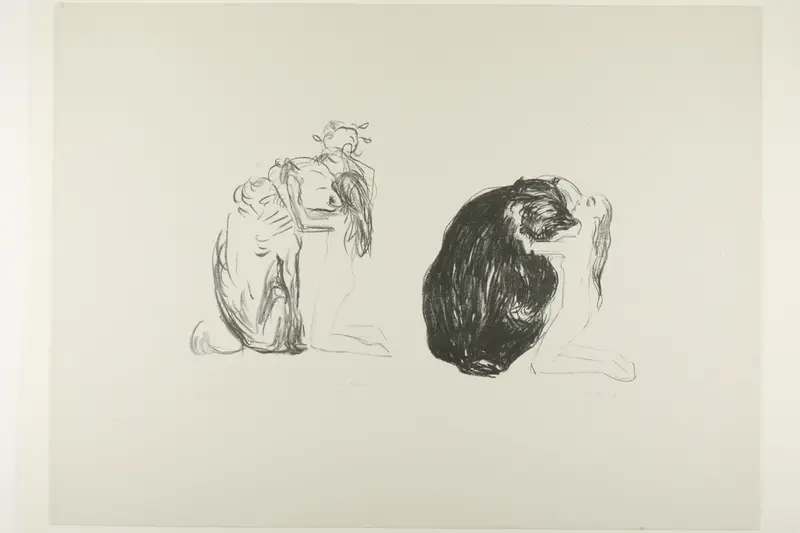 The Bear, from Alpha and Omega Wall Art by Edvard Munch - High-Resolution Digital Print