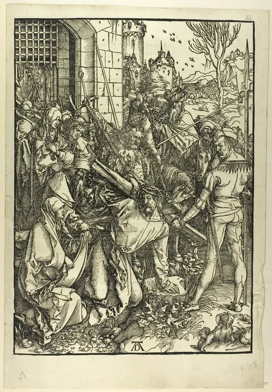 The Bearing of the Cross, from The Large Passion