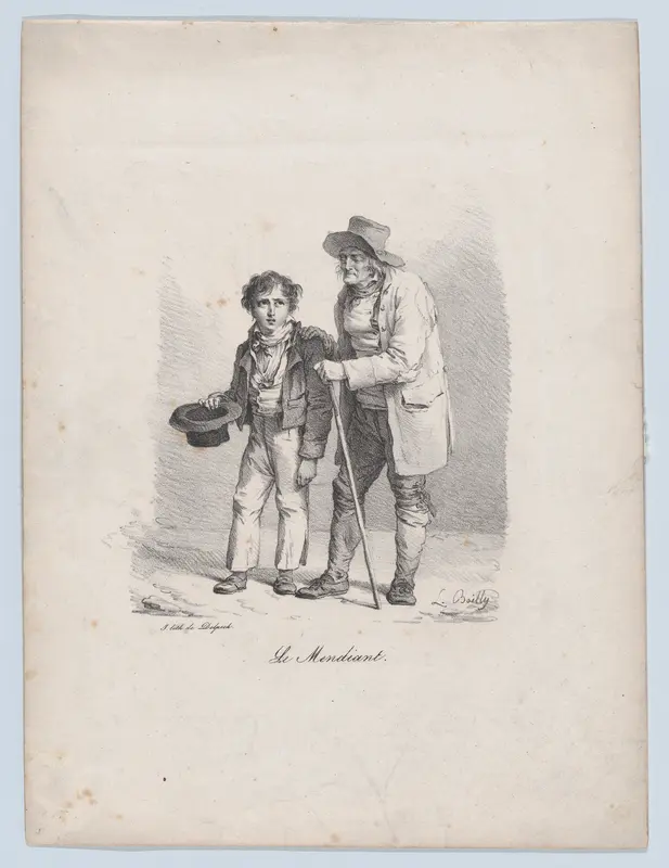 The Beggar Wall Art by Louis Léopold Boilly - High-Resolution Digital Print