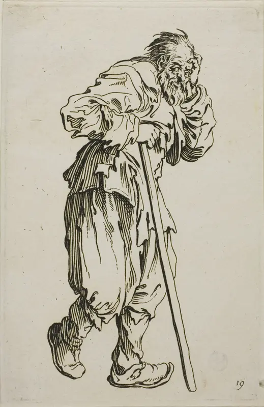 The Beggar on Crutches, plate sixteen from The Beggars