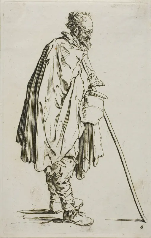 The Beggar with a Footwarmer, plate six from The Beggars