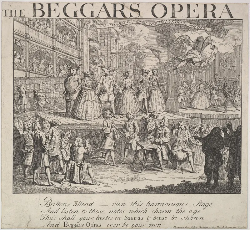 The Beggars Opera Wall Art by Anonymous, British, 18th century - High-Resolution Digital Print