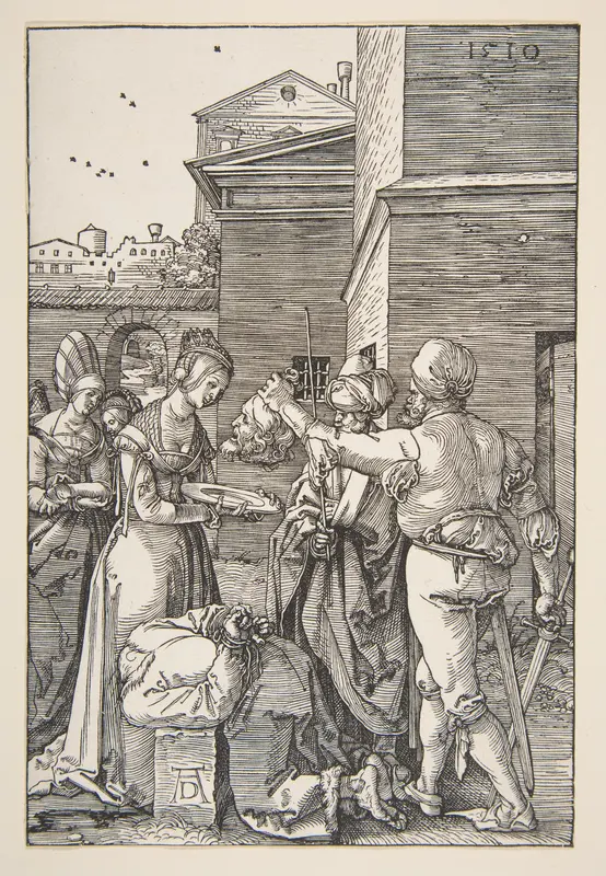 The Beheading of Saint John the Baptist Wall Art by Albrecht Dürer - High-Resolution Digital Print
