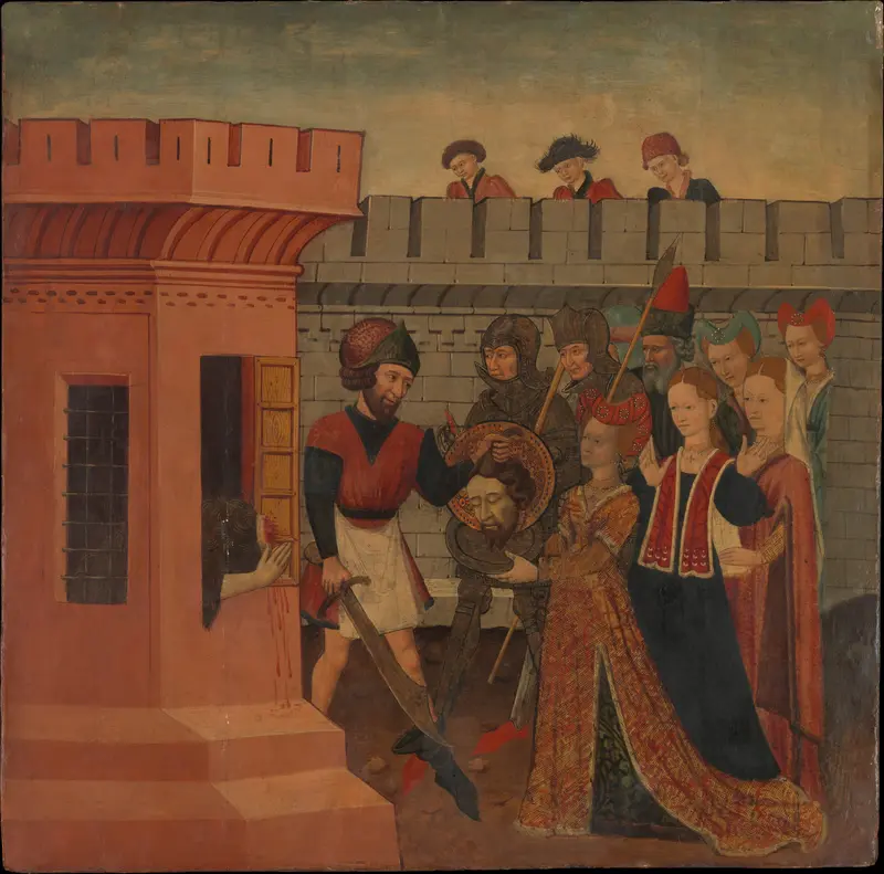 The Beheading of Saint John the Baptist Wall Art by Spanish (Catalan) Painter - High-Resolution Digital Print