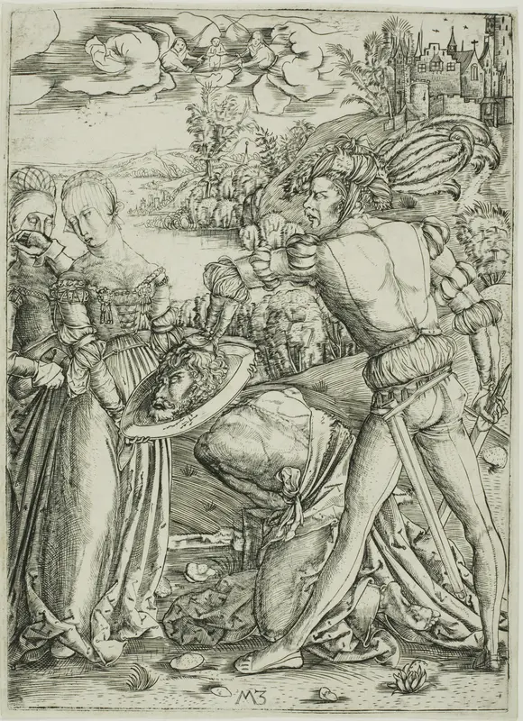 The Beheading of St. John the Baptist Wall Art by Master MZ - High-Resolution Digital Print