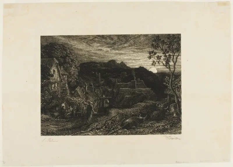 The Bellman Wall Art by Samuel Palmer - High-Resolution Digital Print