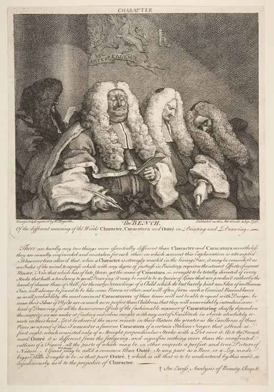 The Bench Wall Art by William Hogarth - High-Resolution Digital Print