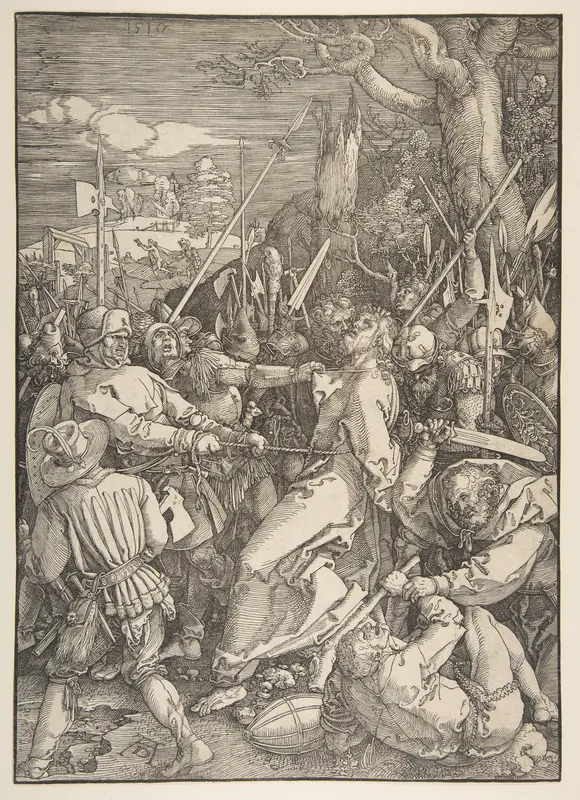 The Betrayal of Christ Wall Art by Albrecht Dürer - High-Resolution Digital Print