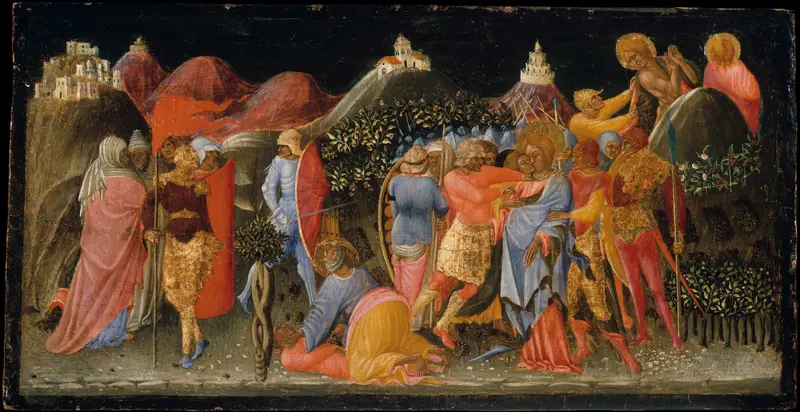 The Betrayal of Christ Wall Art by Bartolomeo di Tommaso - High-Resolution Digital Print