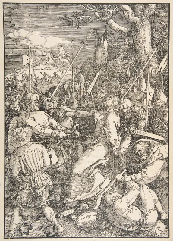 The Betrayal of Christ, from "The Large Passion" Wall Art by Albrecht Dürer - High-Resolution Digital Print