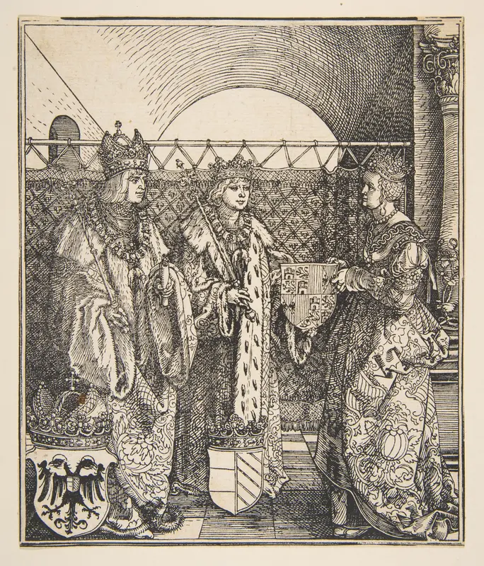 The Betrothal of Philip and Joanna Wall Art by Albrecht Dürer - High-Resolution Digital Print