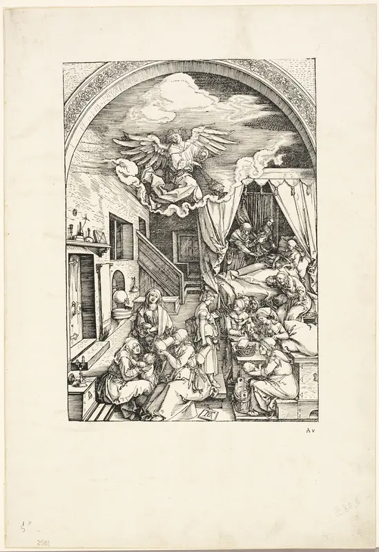 The Birth of the Virgin, from The Life of the Virgin