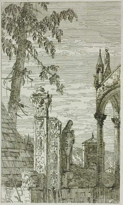 The Bishop's Tomb, from Vedute Wall Art by Canaletto - High-Resolution Digital Print