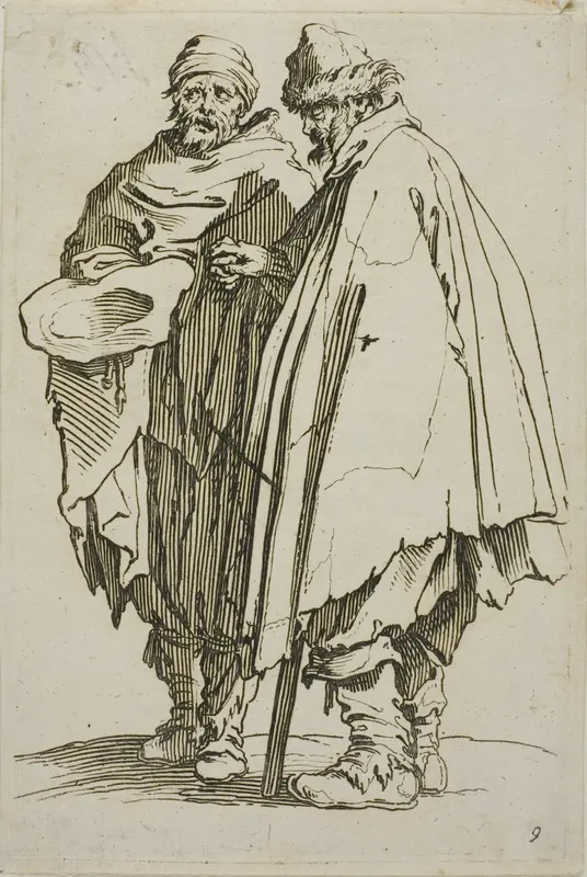 The Blind Man and his Companion, plate nine from The Beggars