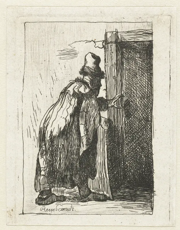 The blindness of Tobit: a sketch Wall Art by anonymous - High-Resolution Digital Print