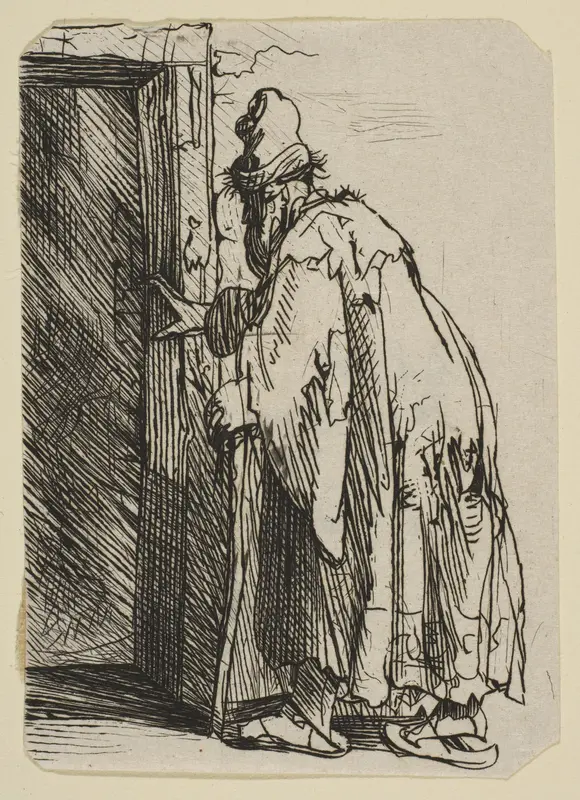 The Blindness of Tobit: A Sketch Wall Art by William James Smith - High-Resolution Digital Print