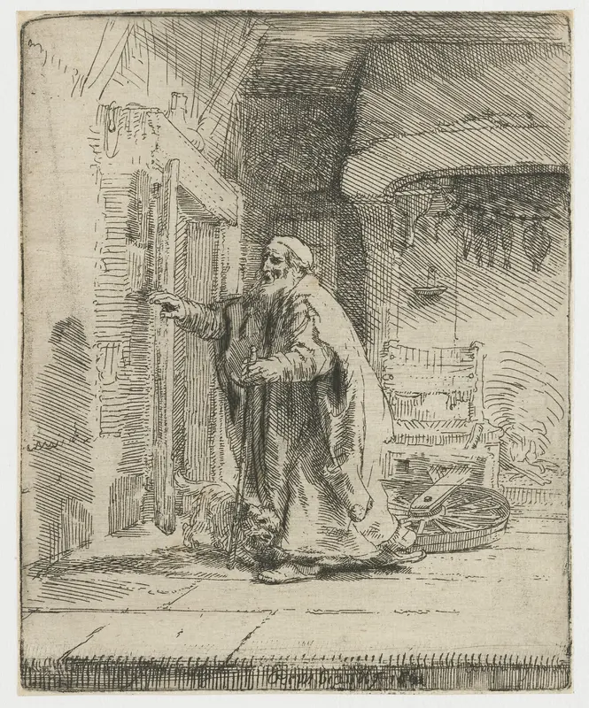 The blindness of Tobit: the larger plate Wall Art by Unknown - High-Resolution Digital Print