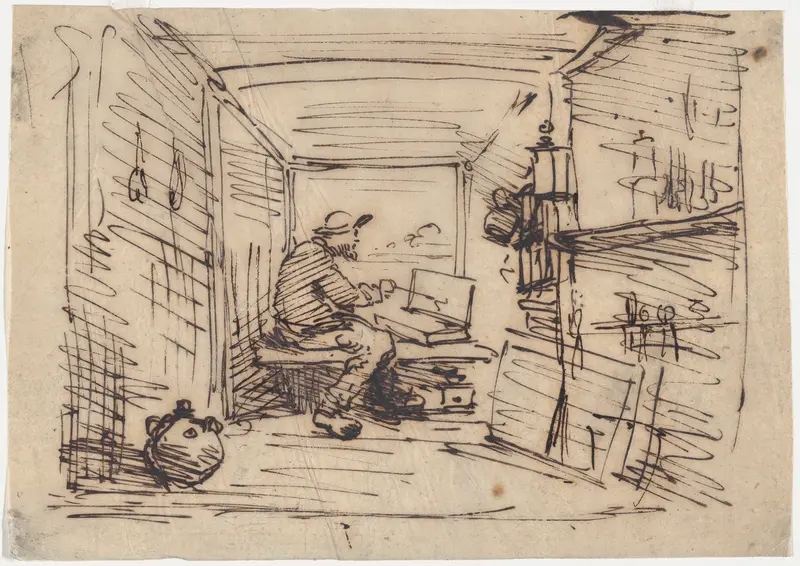 The Boat Studio Wall Art by Charles-François Daubigny - High-Resolution Digital Print