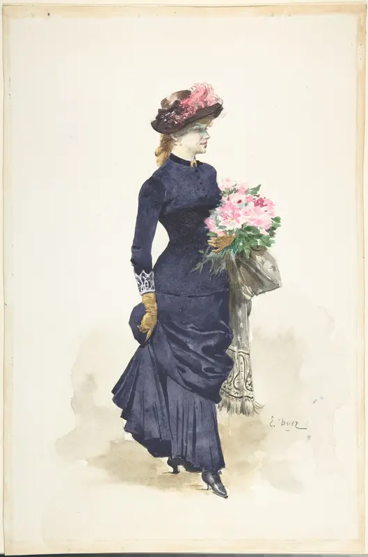 The Bouquet Wall Art by Ernest-Ange Duez - High-Resolution Digital Print