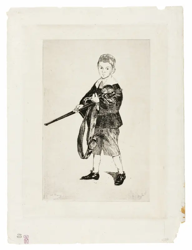 The Boy with a Sword, Turned to the Left III
