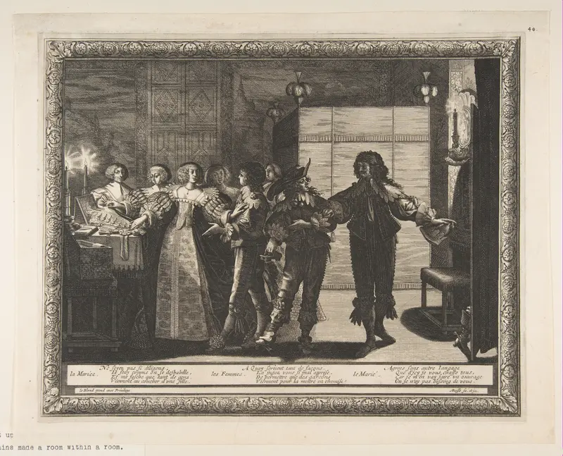 The Bride Taken Home Wall Art by Abraham Bosse - High-Resolution Digital Print