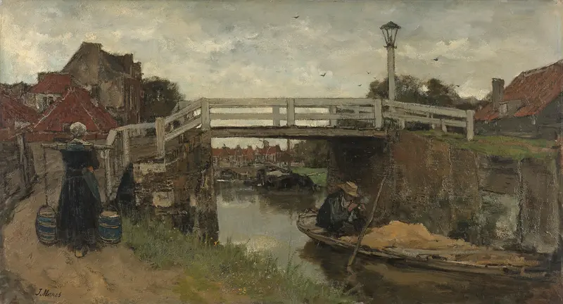 The Bridge Wall Art by Jacob Maris - High-Resolution Digital Print