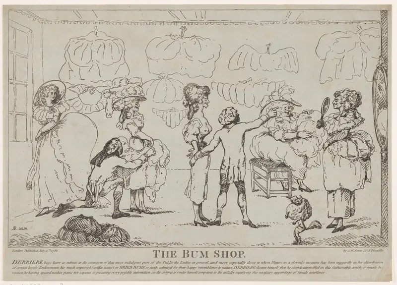 The Bum Shop Wall Art by R. Rushworth - High-Resolution Digital Print