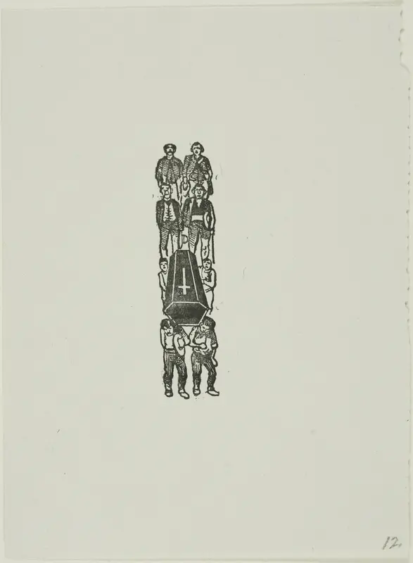 The Burial Wall Art by José Guadalupe Posada - High-Resolution Digital Print