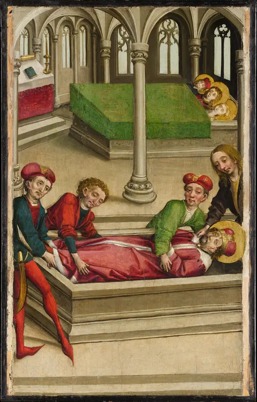 The Burial of Saint Wenceslas Wall Art by Master of Eggenburg - High-Resolution Digital Print