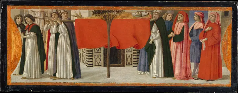 The Burial of Saint Zenobius Wall Art by Davide Ghirlandaio (David Bigordi) - High-Resolution Digital Print