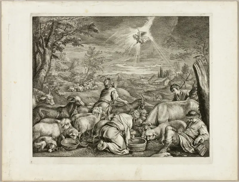 The Calling of Abraham (or The Annunciation to the Shepherds), from Cainet Reynst