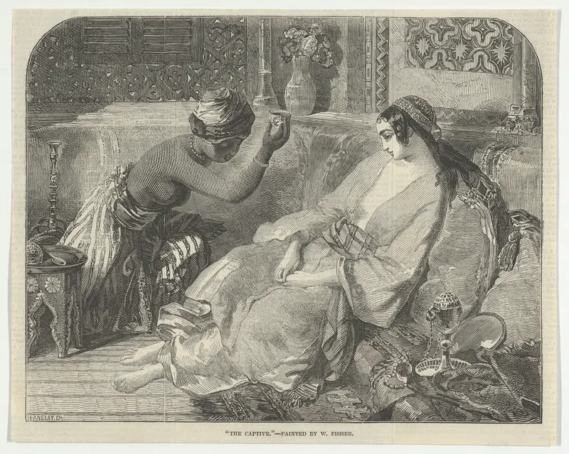 The Captive, from "Illustrated London News" Wall Art by H. Harrison - High-Resolution Digital Print