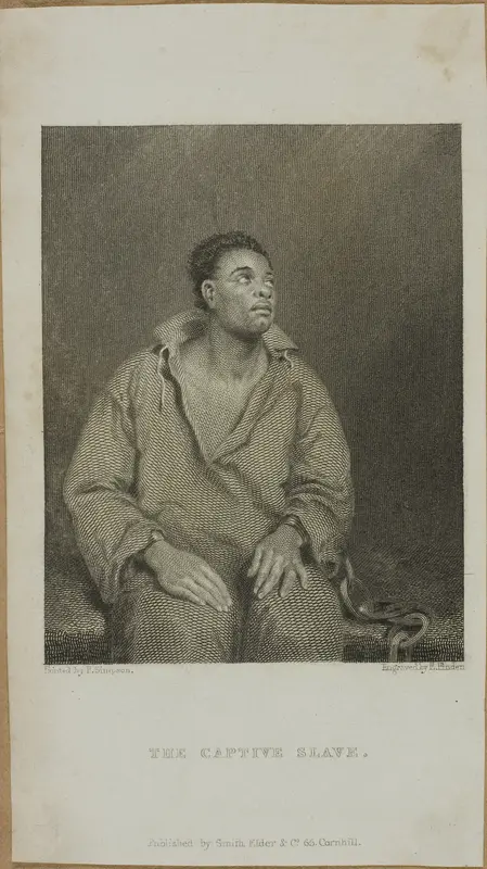 The Captive Slave Wall Art by Edward Finden - High-Resolution Digital Print
