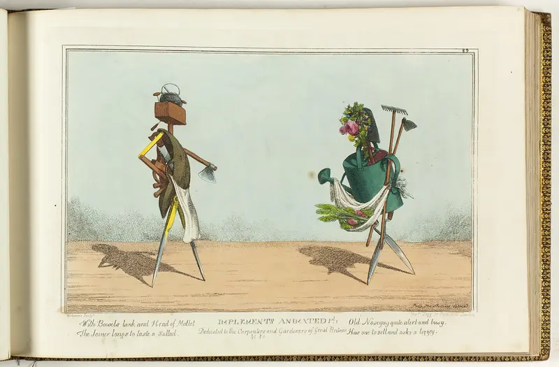 The Caricature Magazine, or Hudibrastic Mirror, Vol. I and II Wall Art by George Woodward - High-Resolution Digital Print