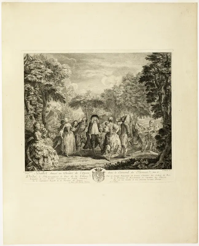 The Carnival of Parnassus Wall Art by Pierre François Basan - High-Resolution Digital Print