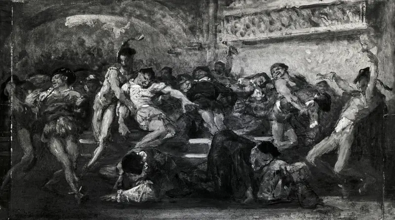 The Carousal (Scene from Faust?)