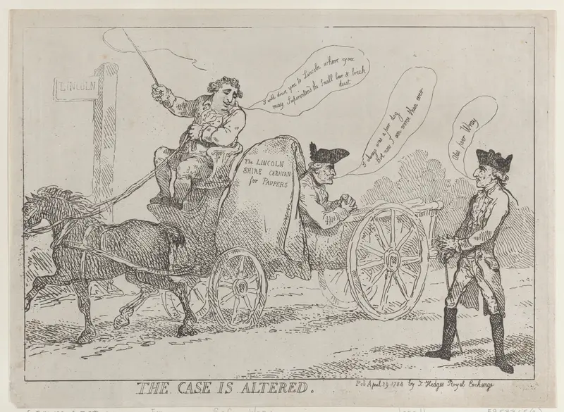 The Case Is Altered Wall Art by Thomas Rowlandson - High-Resolution Digital Print