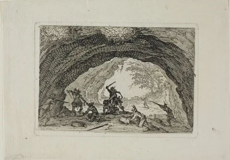 The Cavern of Brigands, from The Caprices