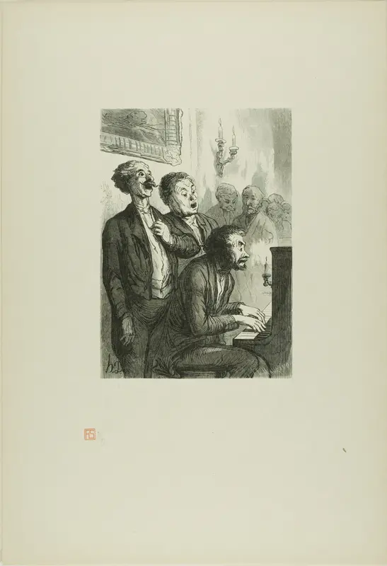 The Chamber Musicians Wall Art by Charles Maurand - High-Resolution Digital Print