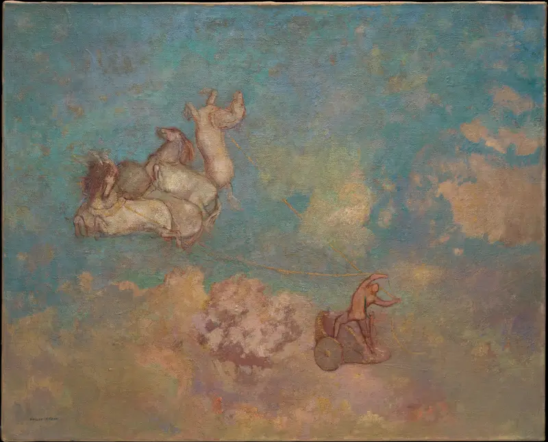 The Chariot of Apollo Wall Art by Odilon Redon - High-Resolution Digital Print