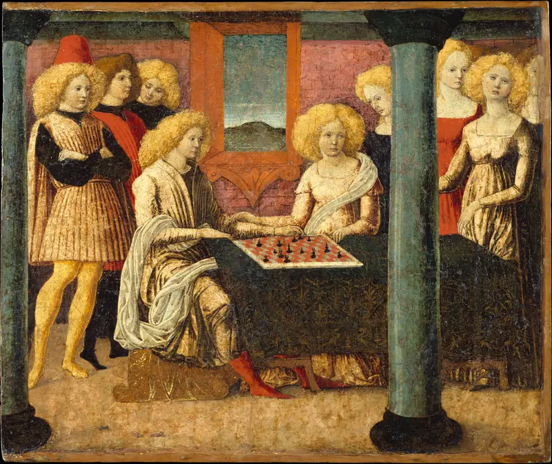 The Chess Players Wall Art by Liberale da Verona - High-Resolution Digital Print