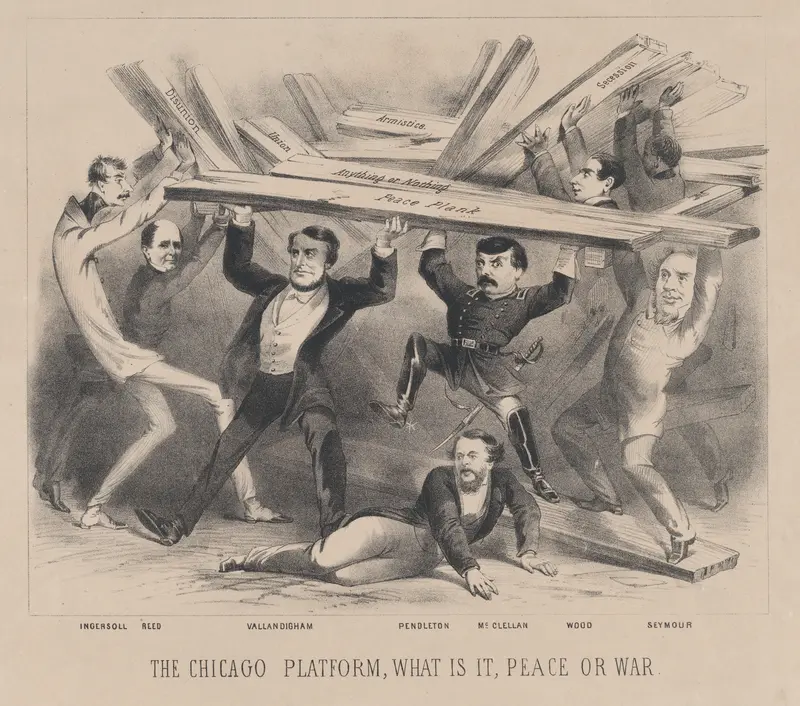 The Chicago Platform, What is It, Peace or War Wall Art by Anonymous, American, 19th century - High-Resolution Digital Print