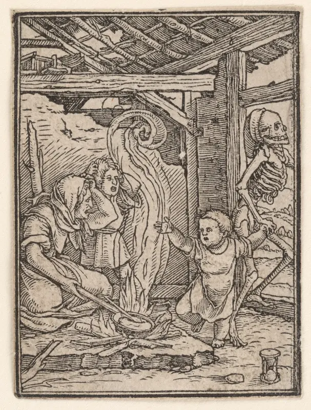 The Child, from "The Dance of Death" Wall Art by Hans Holbein the Younger - High-Resolution Digital Print
