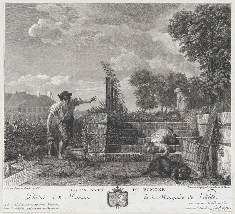 The Children of Pomona Wall Art by François Godefroy - High-Resolution Digital Print