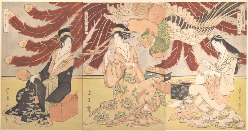 The Chōjiya Pleasure House by Day (Chōjiya hiru-mise)