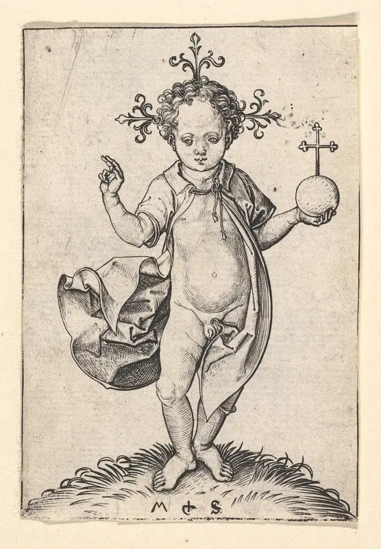 The Christ Child with an Orb Wall Art by Martin Schongauer - High-Resolution Digital Print