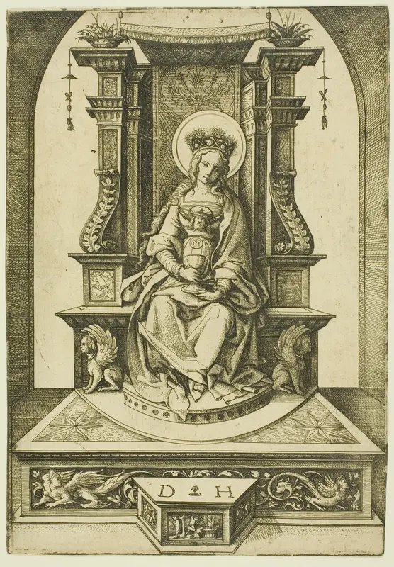 The Church Enthroned Wall Art by Daniel Hopfer, I - High-Resolution Digital Print