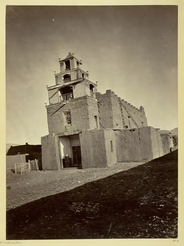 The Church of San Miguel, the Oldest in Santa Fe, N.M. Wall Art by Timothy O'Sullivan - High-Resolution Digital Print