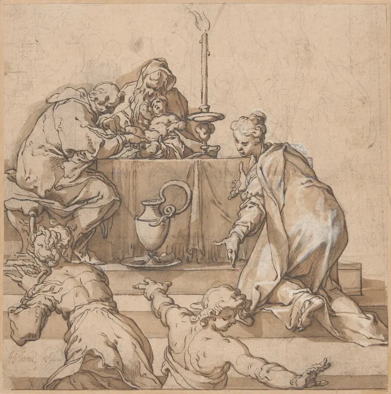 The Circumcision Wall Art by Abraham Bloemaert - High-Resolution Digital Print