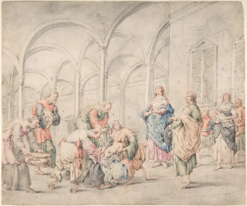 The Circumcision Wall Art by Leonaert Bramer - High-Resolution Digital Print